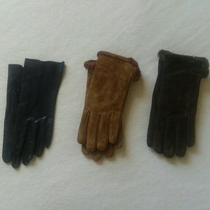Lot of XSmall Deerskin Gloves Suede Leather XS